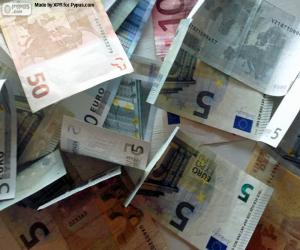 Puzzle Τραπεζογραμμάτια ευρώ